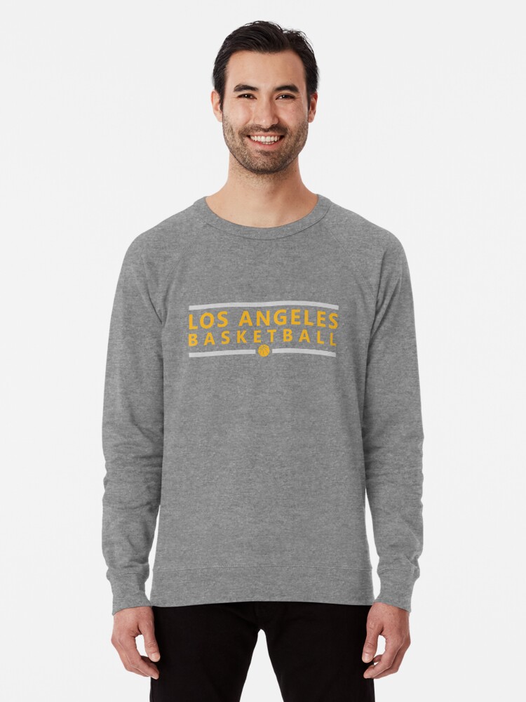 los angeles basketball shirt grey