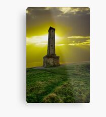 Peel Monument at Dusk Metal Print