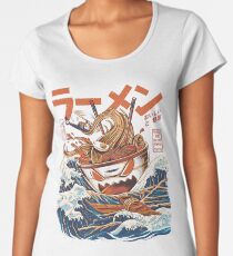 The Great Ramen off Kanagawa Women's Premium T-Shirt