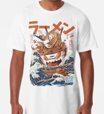 Die großen Ramen vor Kanagawa Longshirt