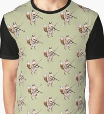 Violin Fox Graphic T-Shirt