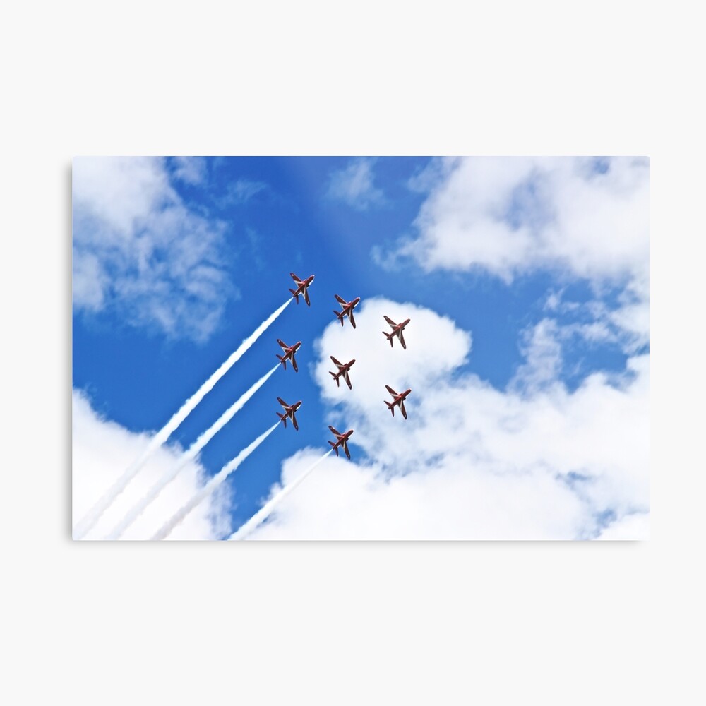 Red Arrows Metal Print