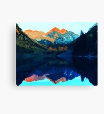The Wonderful Maroon Bells - Landscapes of USA Canvas Print