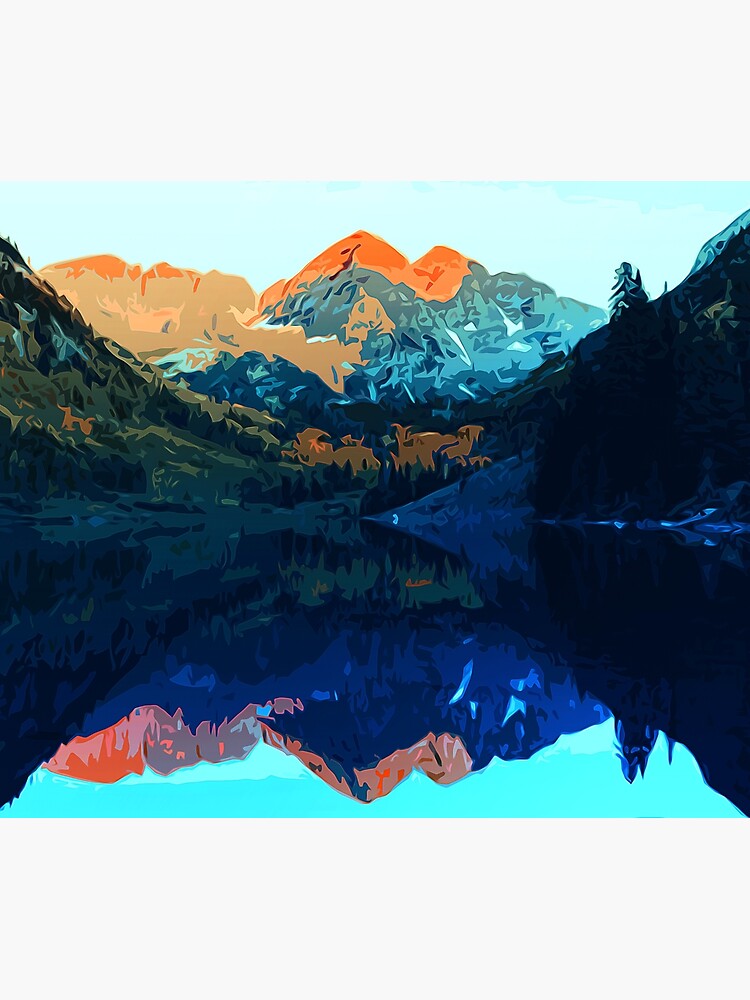The Wonderful Maroon Bells - Landscapes of USA by ErianAndre