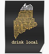 Drink Local (ME) Poster