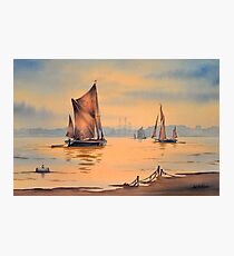 River Thames At Greenwich London Photographic Print