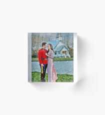 Jack And Elizabeth Acrylic Block