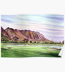 Koolau Golf Course Hawaii Poster