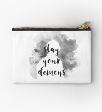Bellamy Blake Slay Your Demons Charity - Grey Studio Pouch