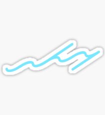 TAEYEON WHY BLUE Sticker