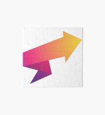 Gradient arrow design Art Board