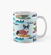 Corgi SUP paddle boarding surfing watersports dog breed welsh corgis Classic Mug