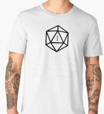 Why Is The DM Smiling? Dungeons & Dragons (White) Men's Premium T-Shirt