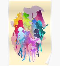 Mehr Sailor Moon WaterColor Poster
