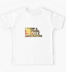 Phish Simple Lyrics Text - Photo Fill Kids Tee