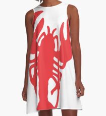 Red Lobster A-Line Dress