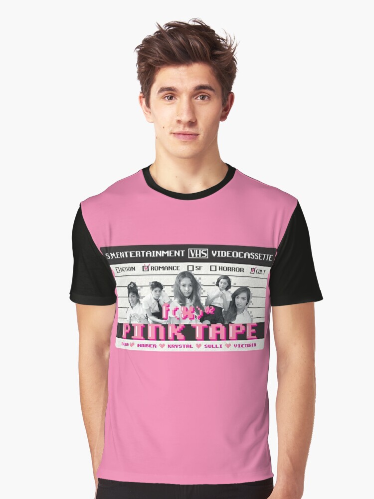 F X Pink Tape Camiseta Gráfica By Logoemporium