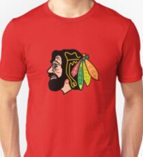 Jerry Hawk -- Blackhawks Jerry Garcia Unisex T-Shirt