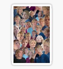 Bernie Wolfe (Collage) Sticker