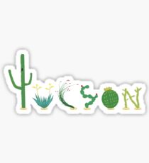Tucson Cacti Letters Sticker