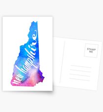 NH- Watercolor Postcards