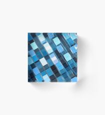 Technology pattern - abstract digitally generated image Acrylic Block