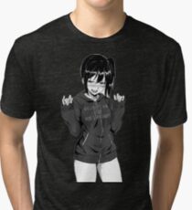 Anime girl Tri-blend T-Shirt