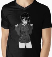 Anime girl V-Neck T-Shirt