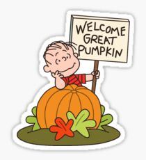 Welcome Great Pumpkin Sticker