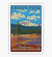 Lassen Volcanic National Park Painted Dunes California Travel Decal Sticker