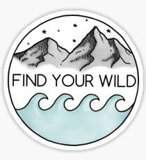 Find Your Wild Sticker