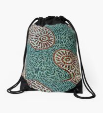 Flow and Pop Pattern Drawstring Bag