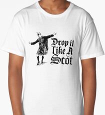 Drop it Like A Scot Funny Scottish Dance Meme Long T-Shirt