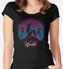 Camiseta entallada de cuello redondo Parte de tu mundo