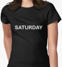 SATURDAY Women's Fitted T-Shirt