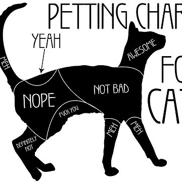 Petting chart for my cats : r/funny