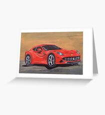 Ferarri Greeting Card