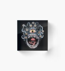 In the Beholder D20 Acrylic Block