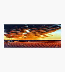 Dusk on the Simpson Photographic Print