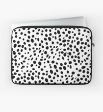 Black and White Polkadot Laptop Sleeve