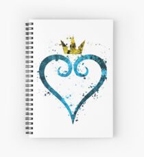 Kingdom Hearts Splatter Spiral Notebook