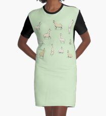 Lamas T-Shirt Kleid