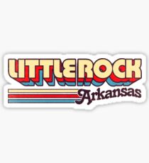Little Rock, AR | City Stripes Sticker