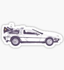 Delorean Sticker