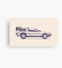 Delorean Canvas Print