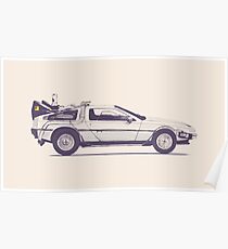 Delorean Poster