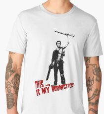 Ash - Evil Dead/Army of Darkness - Boomstick (Updated) Men's Premium T-Shirt