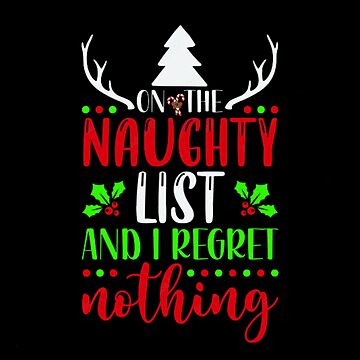 Inappropriate Xmas funny Christmas gag gifts On the naughty list