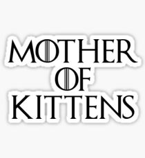 Mother of Kittens Sticker