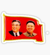 DPRK North Korean Lapel Pin Sticker